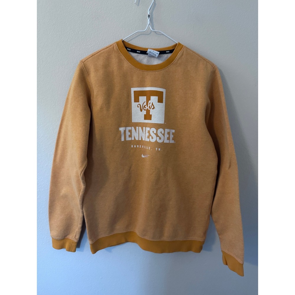 Nike Womens Sweatshirt Small Orange UT Tennessee Vols Crewneck Pullover Football